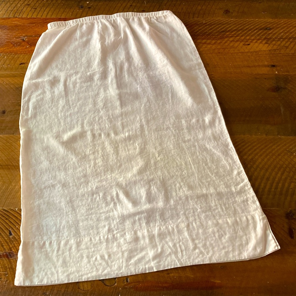 *VINTAGE* MARC WARE 100% Linen Skirt Made in USA, size XL